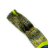 Top Knot Headband - Green African Print
