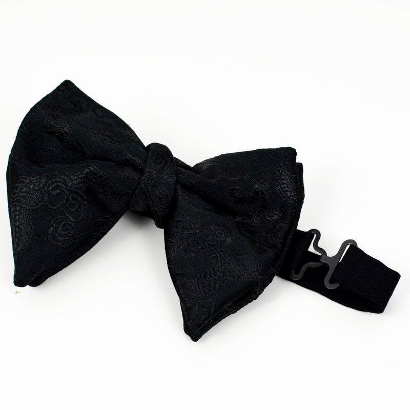 black tom ford inspired men butterfly bow tie for wedding made by Coo-Mon