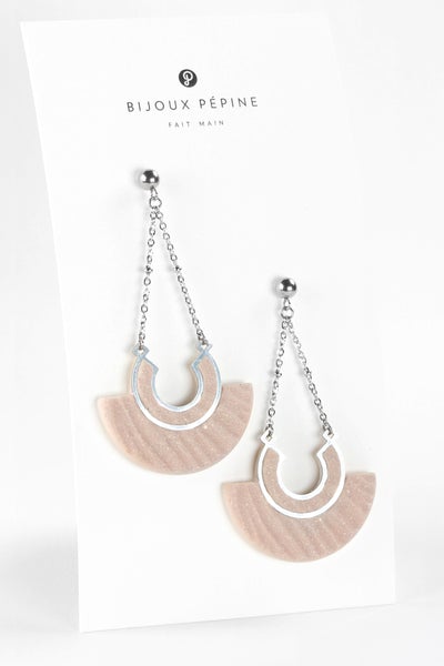 Boucles d'oreilles pendantes - Aurore