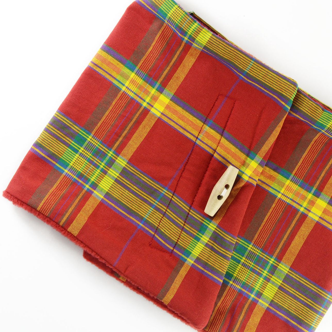 Red Neck Warmer - Fleece And Madras
