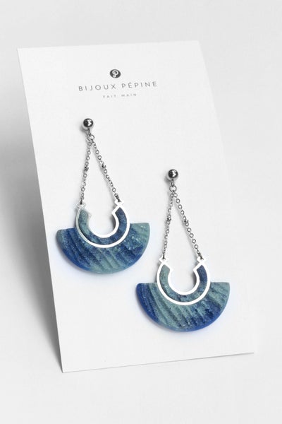Boucles d'oreilles pendantes - Aurore