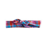 Mother And Daughter Headbands- Pink Plaid Madras