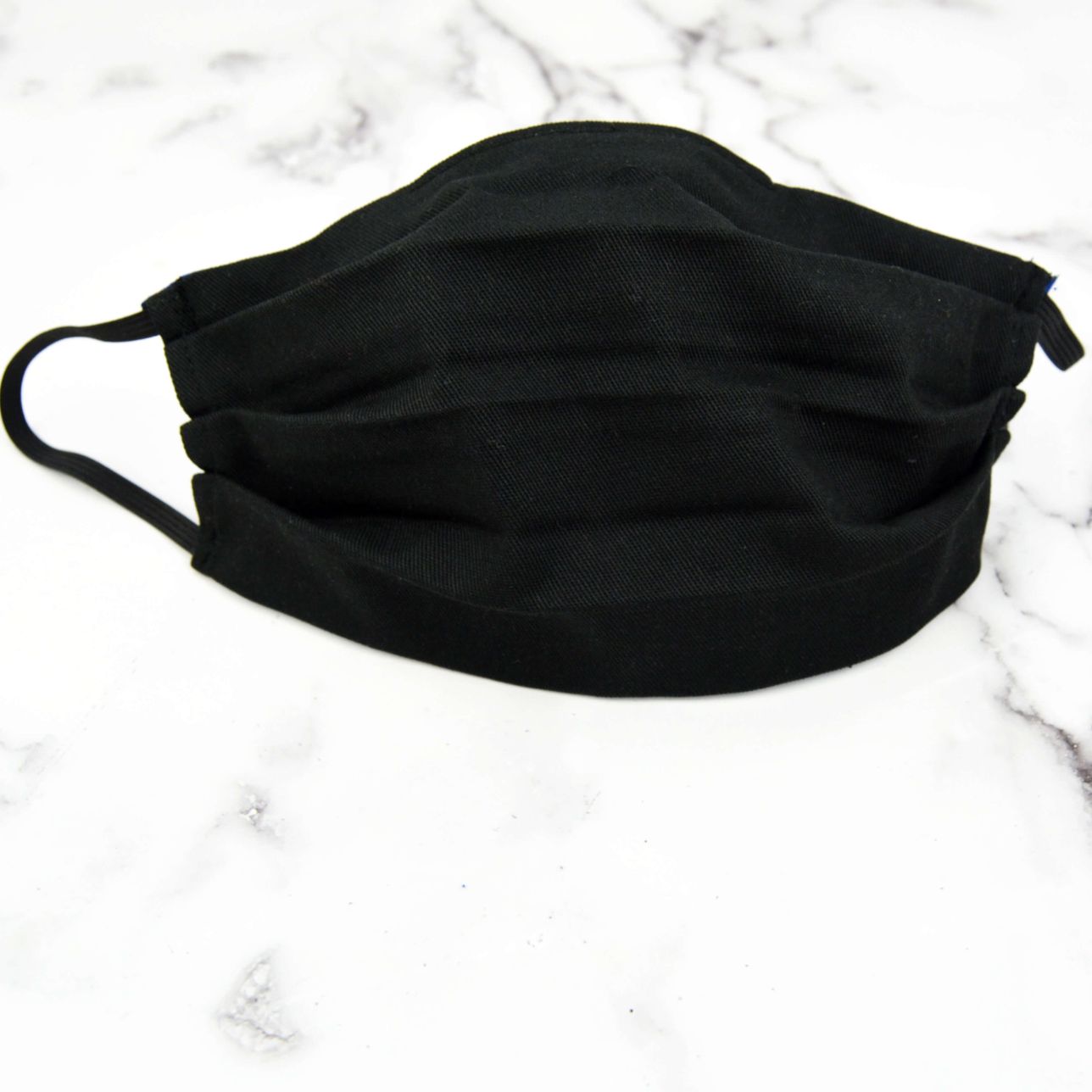 Black Fabric Face Mask