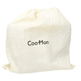 no bleach natural cotton drawstring bag for tote bag storage