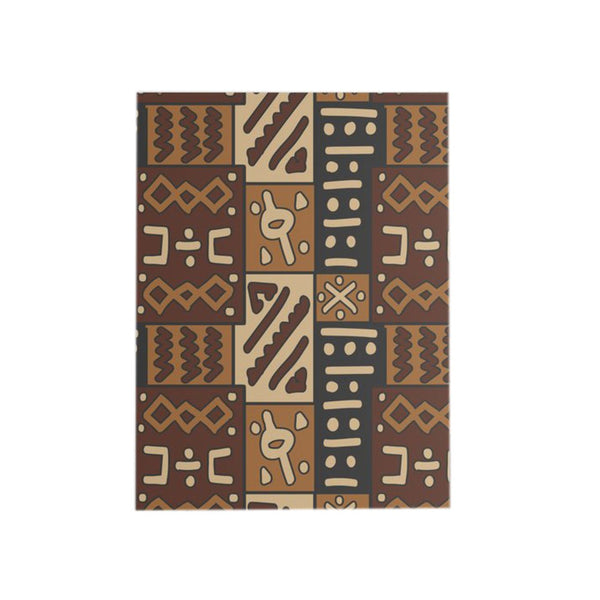 Gift Wrapping Paper - Brown Mud Cloth