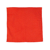 red dotted cotton pochet square