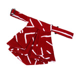 red and white necktie for women