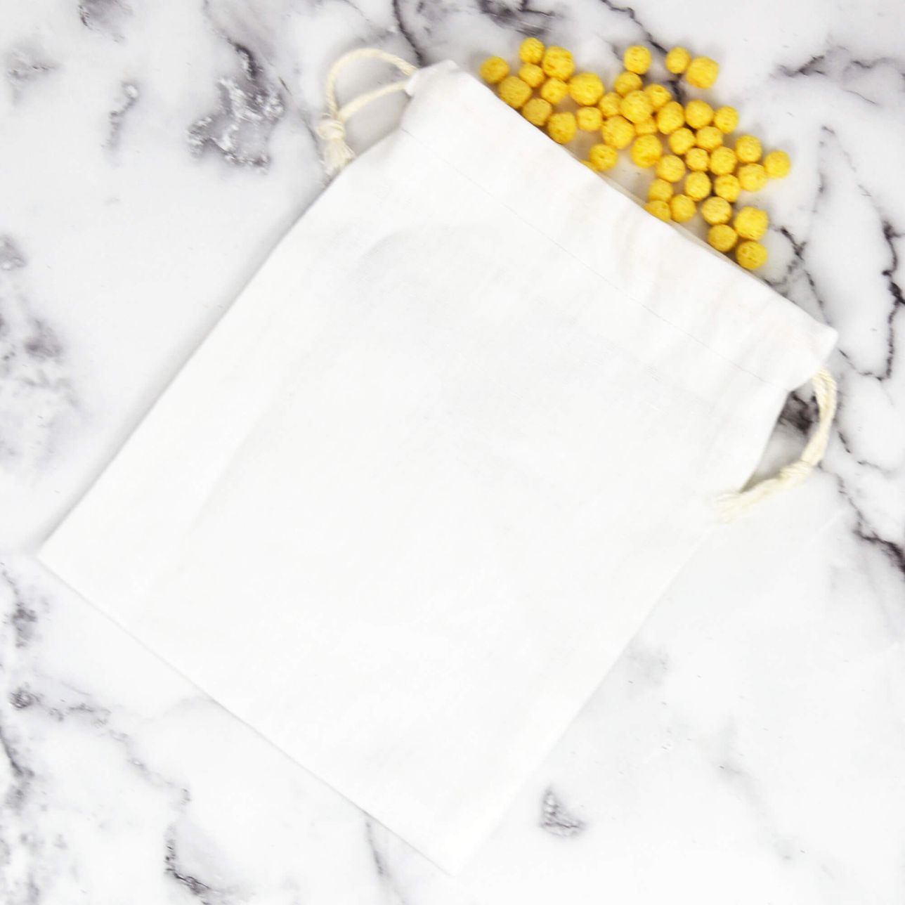 Sac À Vrac - Lin Biologique Blanc