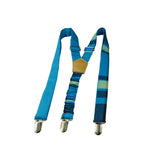 Bow Tie And Suspenders-Blue Plaid Madras
