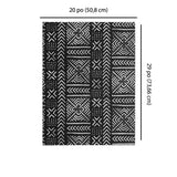 Gift Wrapping Paper - Black Mud Cloth White Lines