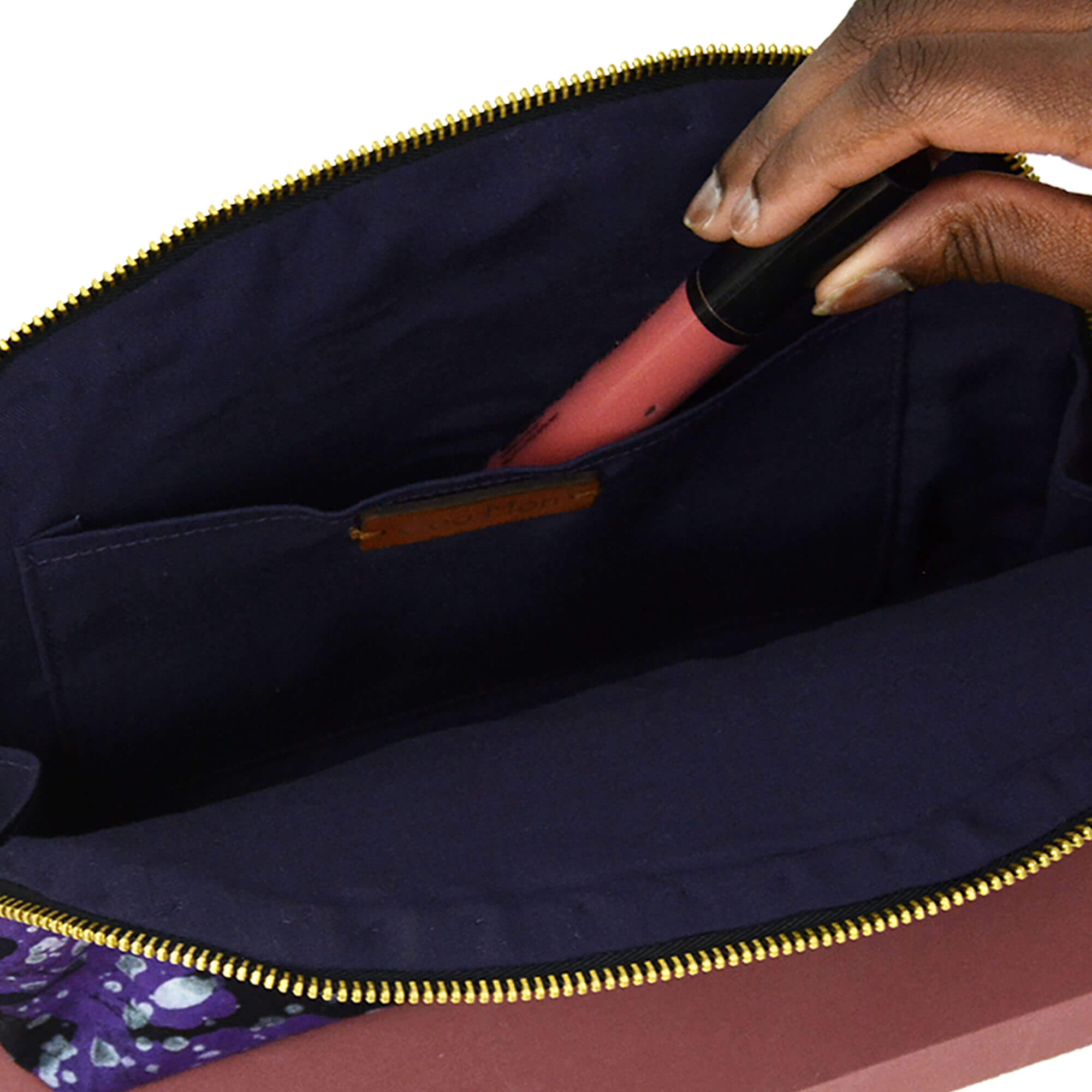 Trousse de toilette colorée - Bogolan