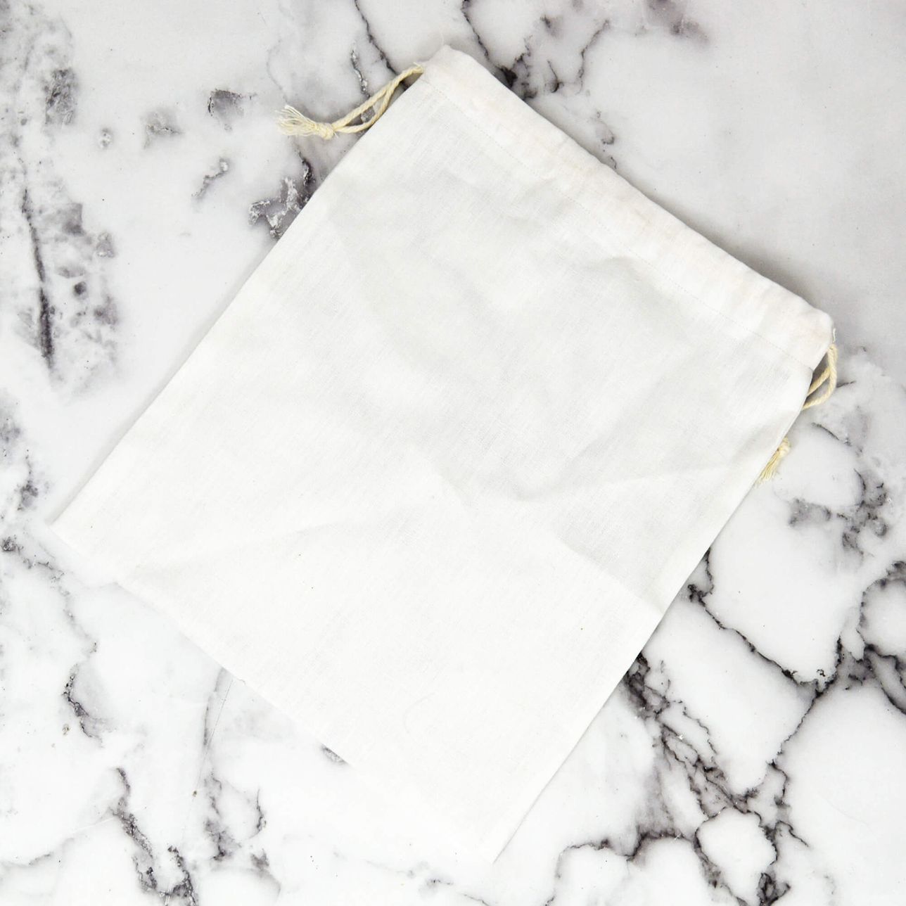 Sacs À Vrac, Ensemble de 3, Lin Biologique Blanc